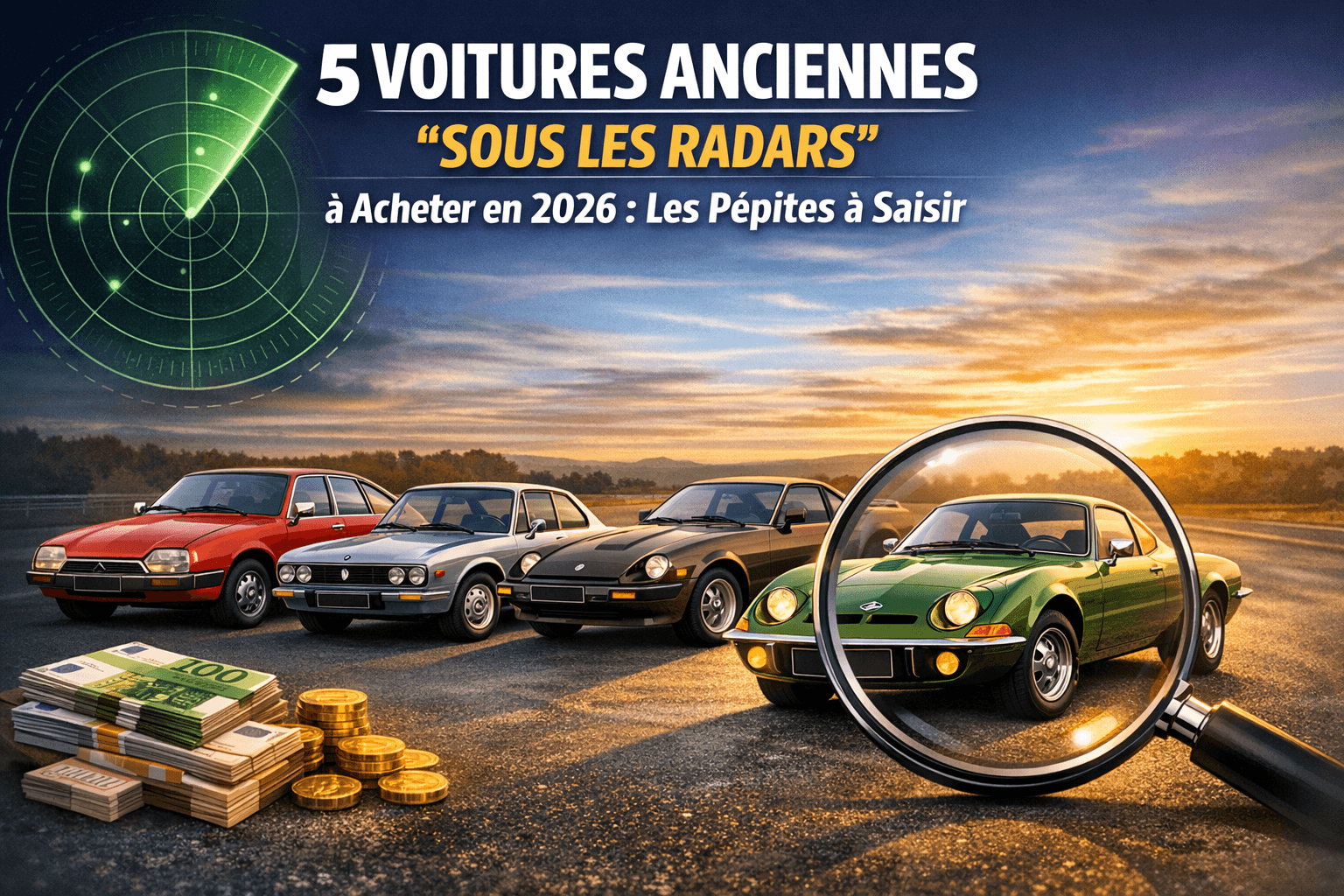 5 Voitures Anciennes "Sous les Radars" à Acheter en 2026 : Les Pépites à Saisir