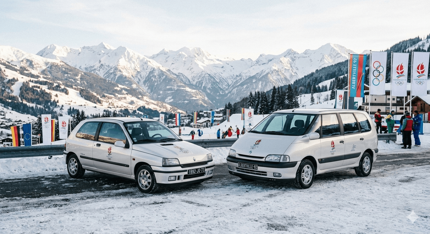 Renault et les JO d'Albertville 92 : Histoire d'une Saga Olympique