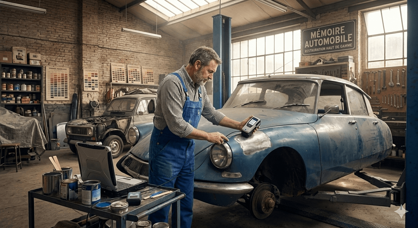 Peinture ancêtre : comment retrouver la couleur d'origine de sa voiture ?